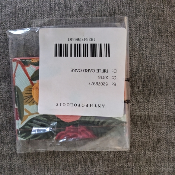 Rifle Paper Co Anthropologie card case gift flowers - Picture 3 of 3